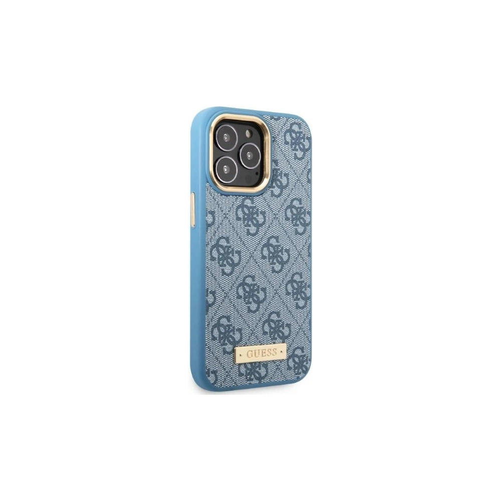 Hurtownia GSM - Etui Guess GUHMP13XU4GPRB Apple iPhone 13 Pro Max albastru/blue hard case 4G Logo Plate MagSafe - GUE2080 - {ean13} - Hurt