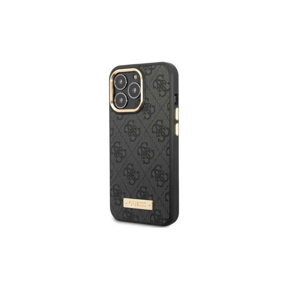 Hurtownia GSM - Etui Guess GUHMP13XU4GPRK Apple iPhone 13 Pro Max černé/black hard case 4G Logo Plate MagSafe - GUE2081 - {ean13} - Hurt
