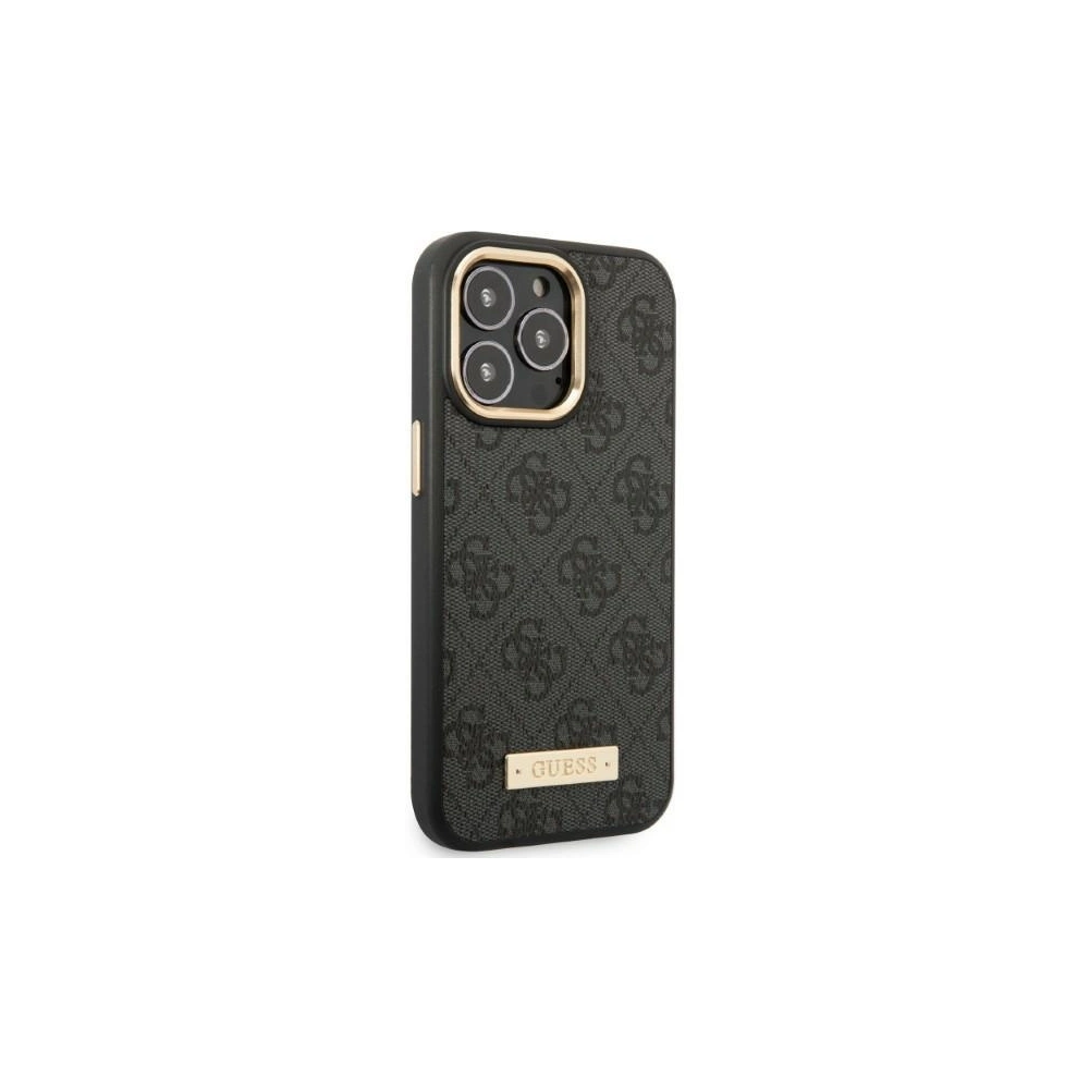 Hurtownia GSM - Etui Guess GUHMP13XU4GPRK Apple iPhone 13 Pro Max černé/black hard case 4G Logo Plate MagSafe - GUE2081 - {ean13} - Hurt