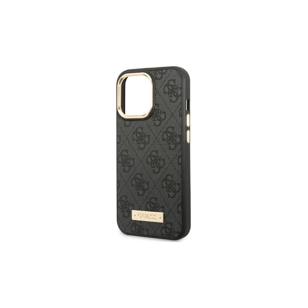 Hurtownia GSM - Etui Guess GUHMP13XU4GPRK Apple iPhone 13 Pro Max negru/black hard case 4G Logo Plate MagSafe - GUE2081 - {ean13} - Hurt