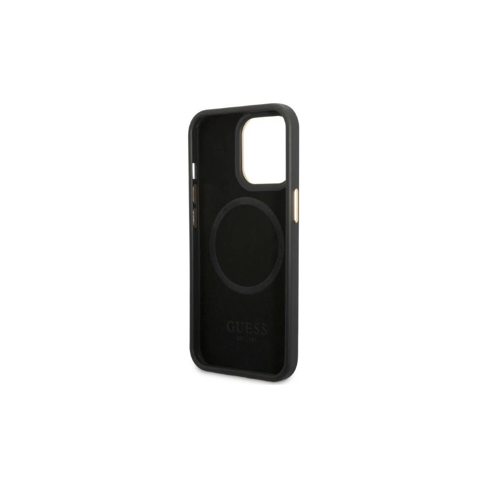 Hurtownia GSM - Etui Guess GUHMP13XU4GPRK Apple iPhone 13 Pro Max černé/black hard case 4G Logo Plate MagSafe - GUE2081 - {ean13} - Hurt