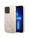 Etui Guess GUHMP13XU4GPRP Apple iPhone 13 Pro Max roz/roz hard case 4G Logo Plate MagSafe