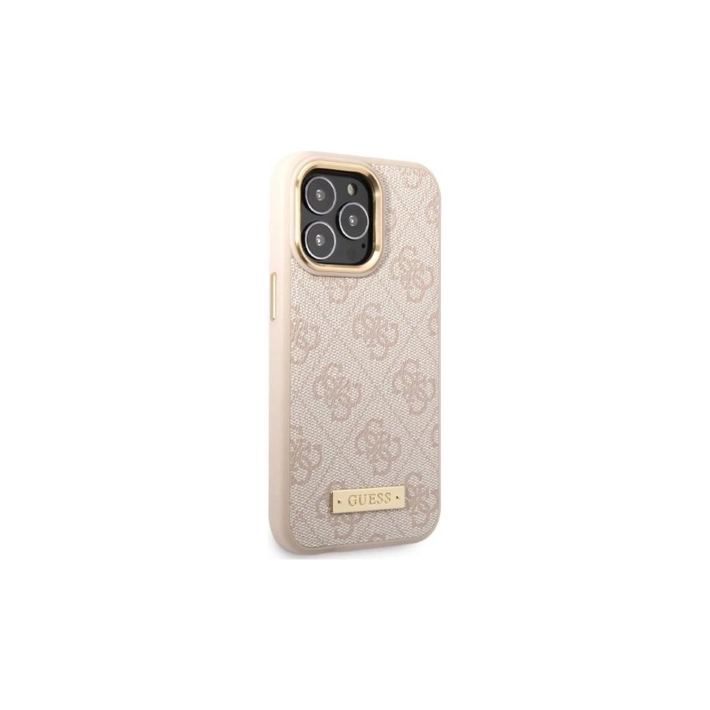 Hurtownia GSM - Etui Guess GUHMP13XU4GPRP Apple iPhone 13 Pro Max rózsaszín/pink kemény tok 4G Logo Plate MagSafe - GUE2082 - {ean13} - Hurt