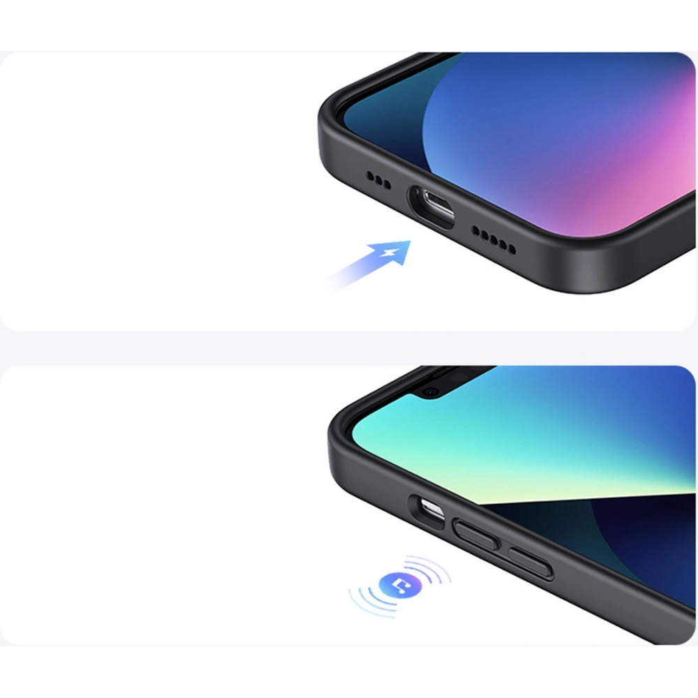 Hurtownia GSM - UGREEN LP626 Silky Silicone Védőtok Apple iPhone 14 Plus / 15 Plus fekete - UGR1399 - {ean13} - Hurt