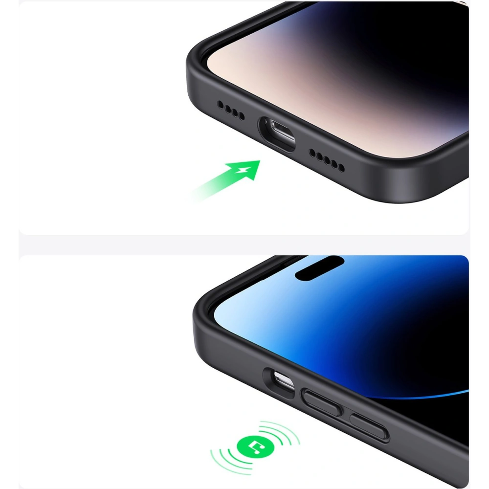 Hurtownia GSM - Etui UGREEN LP627 Silky Silicone Protective Case Apple iPhone 14 Pro černé - UGR1400 - {ean13} - Hurt