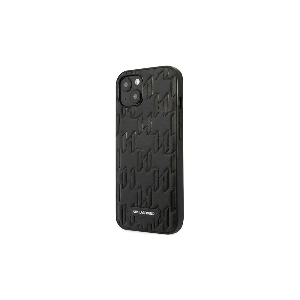Hurtownia GSM - Etui Karl Lagerfeld KLHCP13SMNMP1K Apple iPhone 13 mini hardcase fekete/black Monogram Plaque - KLD1103 - {ean13} - Hurt