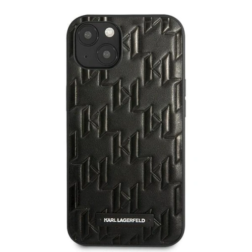 Etui Karl Lagerfeld KLHCP13SMNMP1K Apple iPhone 13 mini hardcase czarny/black Monogram Plaque