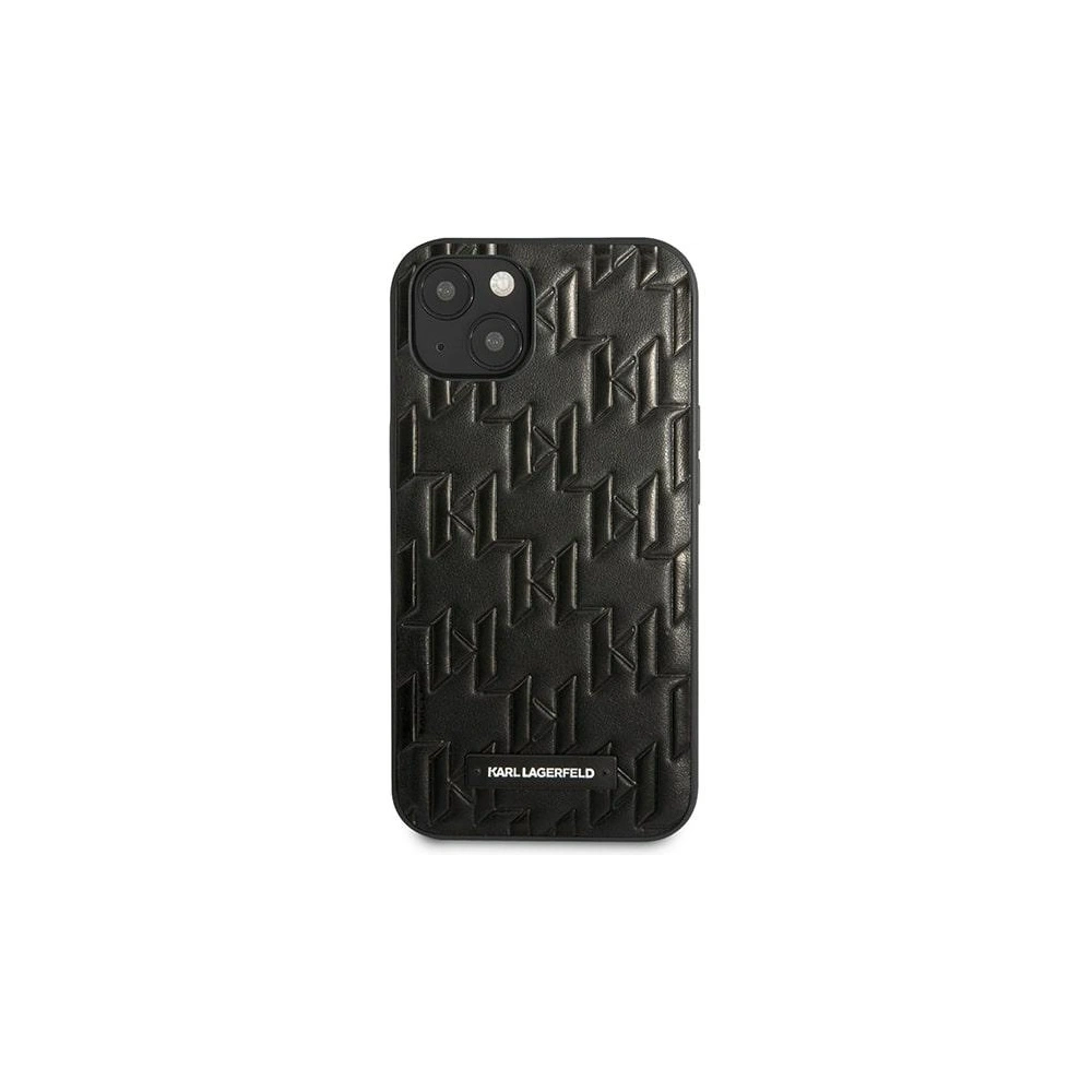 Hurtownia GSM - Etui Karl Lagerfeld KLHCP13SMNMP1K Apple iPhone 13 mini hardcase fekete/black Monogram Plaque - KLD1103 - {ean13} - Hurt