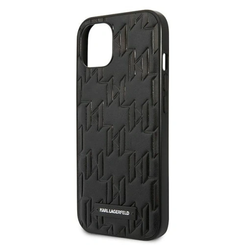 Etui Karl Lagerfeld KLHCP13SMNMP1K Apple iPhone 13 mini hardcase czarny/black Monogram Plaque