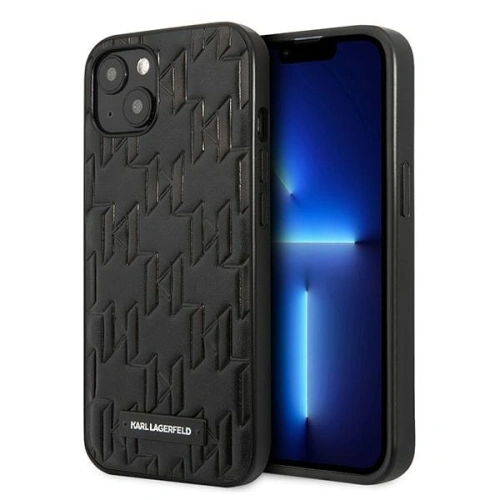 Etui Karl Lagerfeld KLHCP13SMNMP1K Apple iPhone 13 mini hardcase czarny/black Monogram Plaque