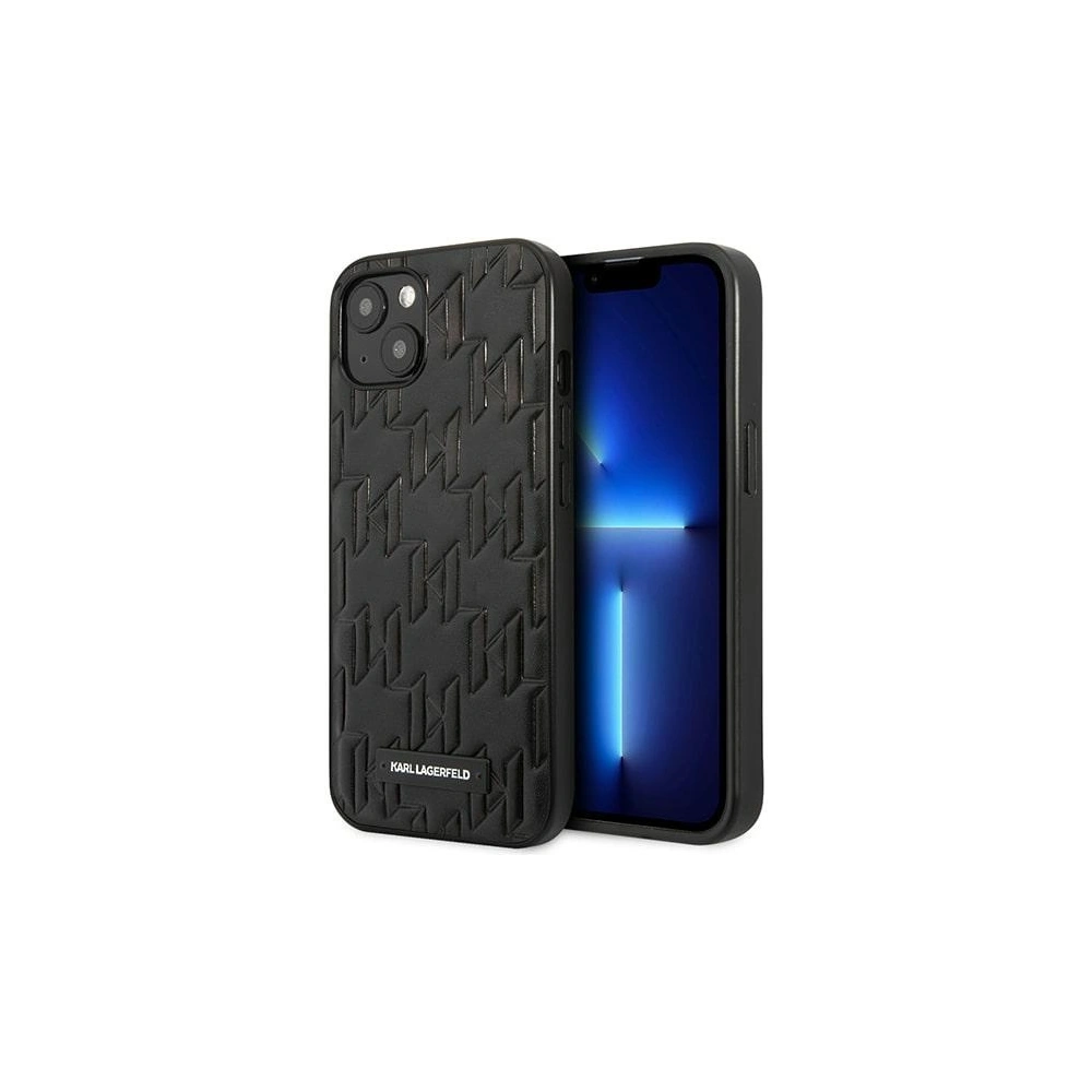 Hurtownia GSM - Etui Karl Lagerfeld KLHCP13SMNMP1K Apple iPhone 13 mini hardcase fekete/black Monogram Plaque - KLD1103 - {ean13} - Hurt