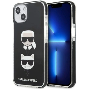 Hurtownia GSM - Etui Karl Lagerfeld KLHCP13STPE2TK Apple iPhone 13 mini kemény tok fekete/black Karl&Choupette Head - KLD1105 - {ean13} - Hurt