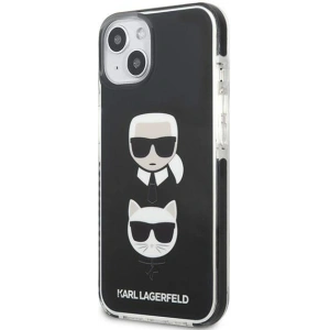Hurtownia GSM - Etui Karl Lagerfeld KLHCP13STPE2TK Apple iPhone 13 mini kemény tok fekete/black Karl&Choupette Head - KLD1105 - {ean13} - Hurt