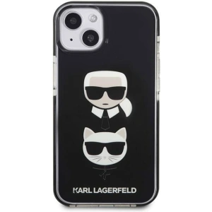 Hurtownia GSM - Etui Karl Lagerfeld KLHCP13STPE2TK Apple iPhone 13 mini kemény tok fekete/black Karl&Choupette Head - KLD1105 - {ean13} - Hurt