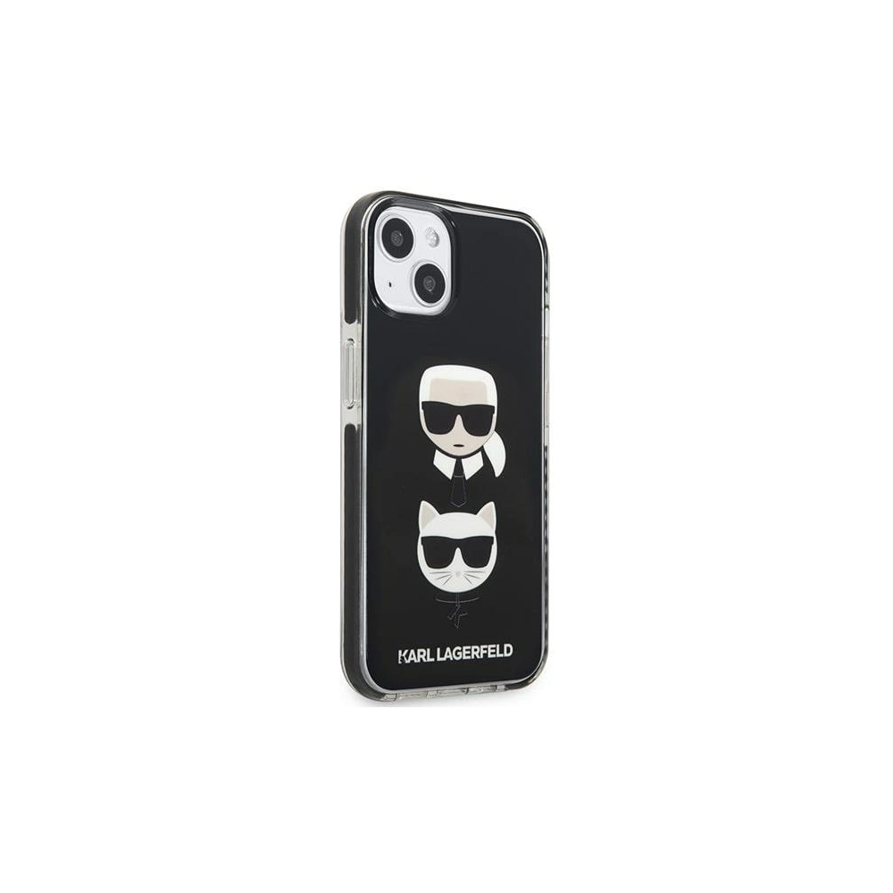 Hurtownia GSM - Etui Karl Lagerfeld KLHCP13STPE2TK Apple iPhone 13 mini kemény tok fekete/black Karl&Choupette Head - KLD1105 - {ean13} - Hurt