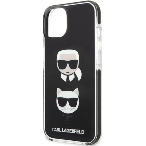 Hurtownia GSM - Etui Karl Lagerfeld KLHCP13STPE2TK Apple iPhone 13 mini kemény tok fekete/black Karl&Choupette Head - KLD1105 - {ean13} - Hurt