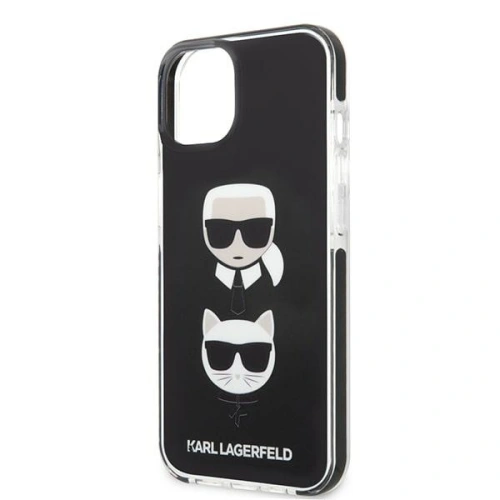 Etui Karl Lagerfeld KLHCP13STPE2TK Apple iPhone 13 mini hardcase czarny/black Karl&Choupette Head