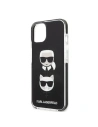 Hurtownia GSM - Etui Karl Lagerfeld KLHCP13STPE2TK Apple iPhone 13 mini kemény tok fekete/black Karl&Choupette Head - KLD1105 - {ean13} - Hurt