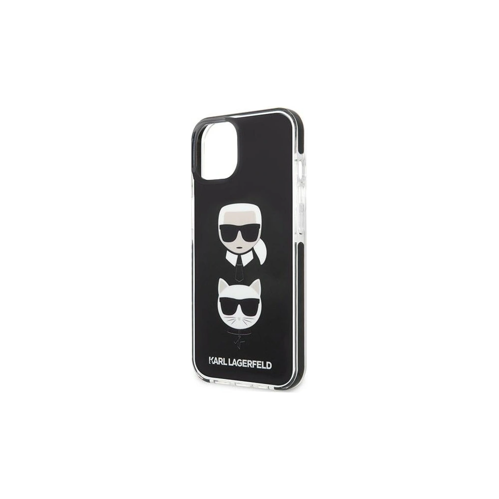 Hurtownia GSM - Etui Karl Lagerfeld KLHCP13STPE2TK Apple iPhone 13 mini kemény tok fekete/black Karl&Choupette Head - KLD1105 - {ean13} - Hurt