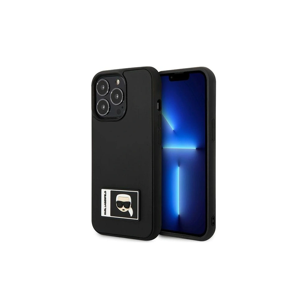 Hurtownia GSM - Etui Karl Lagerfeld KLHCP13X3DKPK Apple iPhone 13 Pro Max černý/black hardcase Ikonik Patch - KLD1106 - {ean13} - Hurt