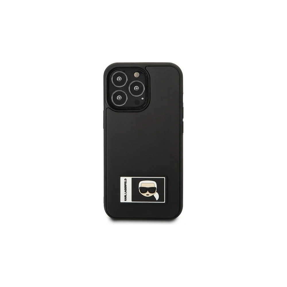 Hurtownia GSM - Etui Karl Lagerfeld KLHCP13X3DKPK Apple iPhone 13 Pro Max černý/black hardcase Ikonik Patch - KLD1106 - {ean13} - Hurt
