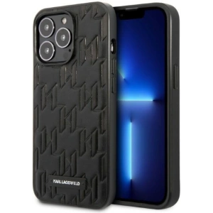 Hurtownia GSM - Etui Karl Lagerfeld KLHCP13XMNMP1K Apple iPhone 13 Pro Max hardcase negru/black Monogram Plaque - KLD1107 - {ean13} - Hurt