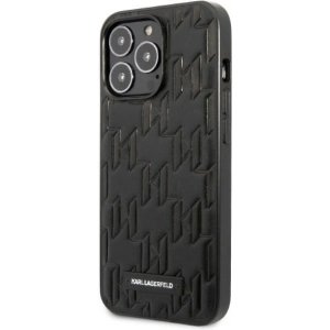 Hurtownia GSM - Etui Karl Lagerfeld KLHCP13XMNMP1K Apple iPhone 13 Pro Max hardcase negru/black Monogram Plaque - KLD1107 - {ean13} - Hurt