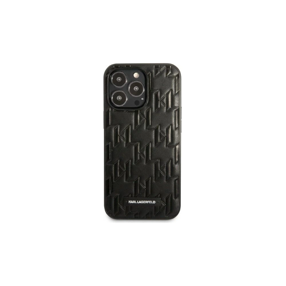 Hurtownia GSM - Etui Karl Lagerfeld KLHCP13XMNMP1K Apple iPhone 13 Pro Max kemény tok fekete/black Monogram Plaque - KLD1107 - {ean13} - Hurt