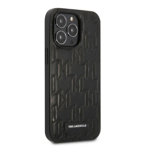 Etui Karl Lagerfeld KLHCP13XMNMP1K Apple iPhone 13 Pro Max hardcase czarny/black Monogram Plaque