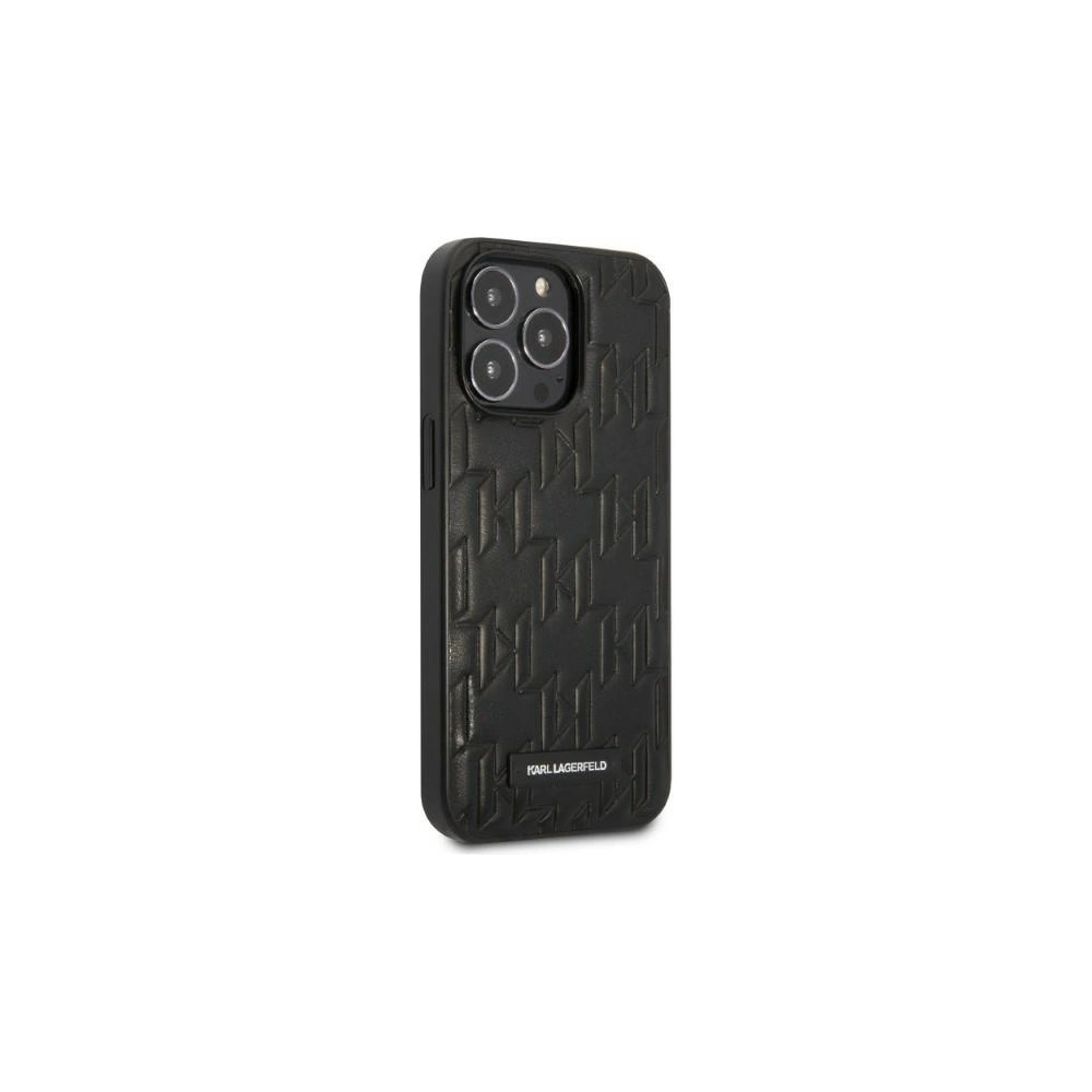 Hurtownia GSM - Etui Karl Lagerfeld KLHCP13XMNMP1K Apple iPhone 13 Pro Max kemény tok fekete/black Monogram Plaque - KLD1107 - {ean13} - Hurt