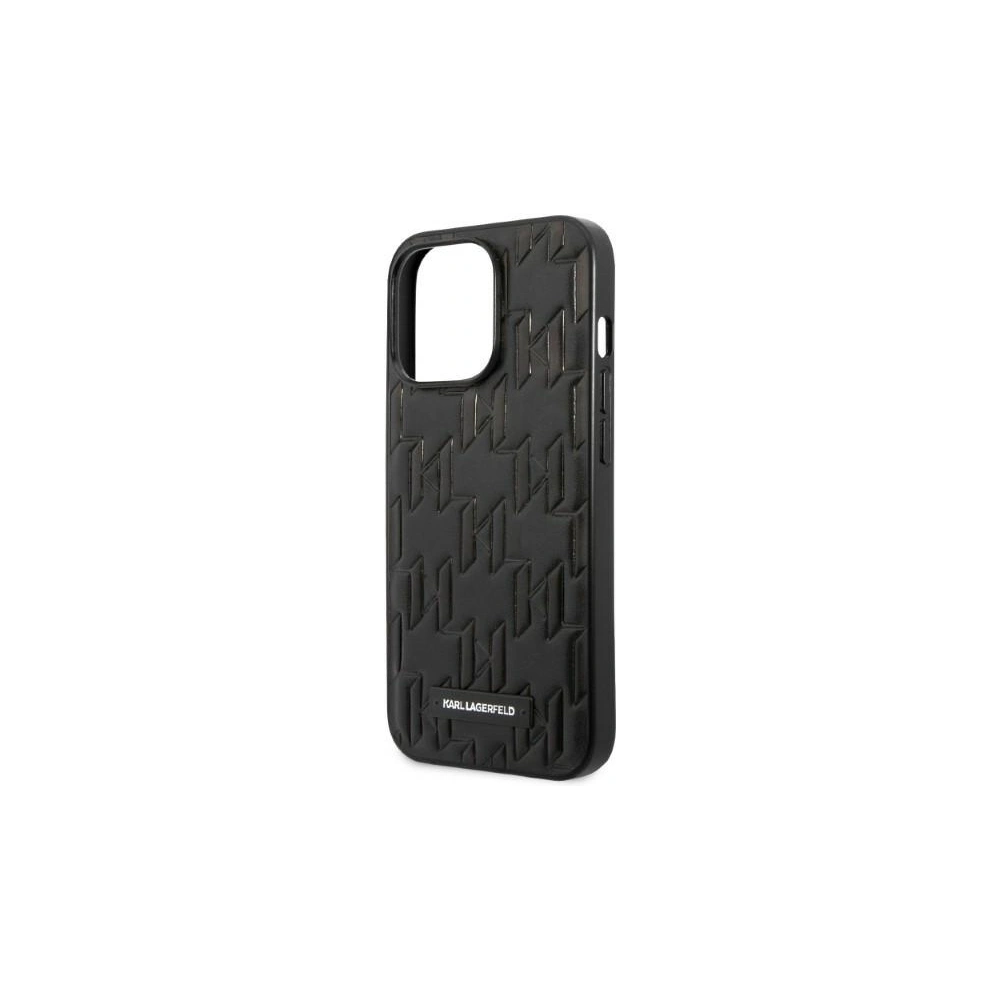 Hurtownia GSM - Etui Karl Lagerfeld KLHCP13XMNMP1K Apple iPhone 13 Pro Max kemény tok fekete/black Monogram Plaque - KLD1107 - {ean13} - Hurt