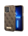 Hurtownia GSM - Etui Guess GUHMP13XU4GPRW Apple iPhone 13 Pro Max barna/brown kemény tok 4G Logo Plate MagSafe - GUE2083 - {ean13} - Hurt