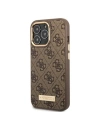 Hurtownia GSM - Etui Guess GUHMP13XU4GPRW Apple iPhone 13 Pro Max maro/brown hard case 4G Logo Plate MagSafe - GUE2083 - {ean13} - Hurt
