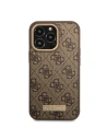 Hurtownia GSM - Etui Guess GUHMP13XU4GPRW Apple iPhone 13 Pro Max maro/brown hard case 4G Logo Plate MagSafe - GUE2083 - {ean13} - Hurt