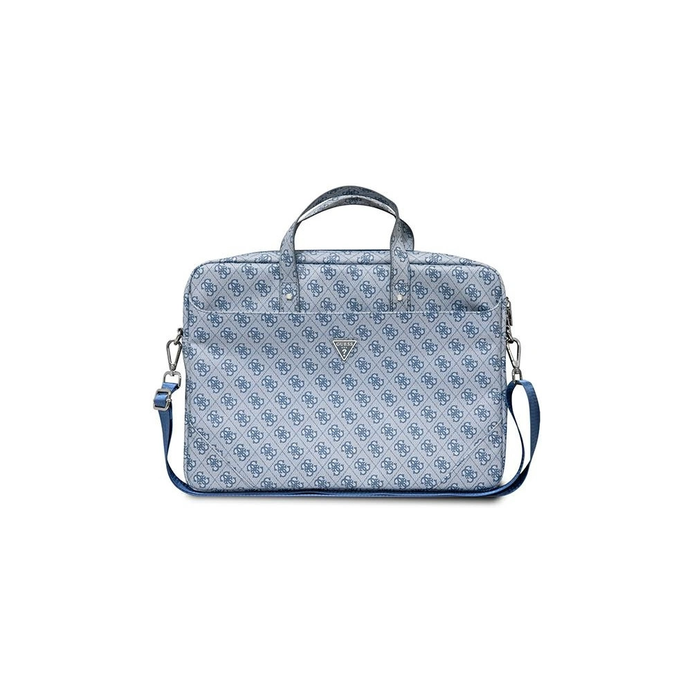 Hurtownia GSM - Torba Guess GUCB15P4TB 16 hüvelyk kék Saffiano 4G Hot Stamp Triangle Logo - GUE2084 - {ean13} - Hurt