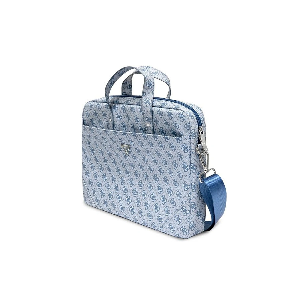 Hurtownia GSM - Torba Guess GUCB15P4TB 16 hüvelyk kék Saffiano 4G Hot Stamp Triangle Logo - GUE2084 - {ean13} - Hurt