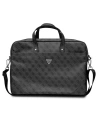 Torba Guess GUCB15P4TK 16 palců černá/black Saffiano 4G Hot Stamp Triangle Logo