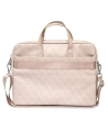 Hurtownia GSM - Torba Guess GUCB15P4TP 16 cali różowy/pink Saffiano 4G Hot Stamp Triangle Logo - GUE2086 - {ean13} - Hurt