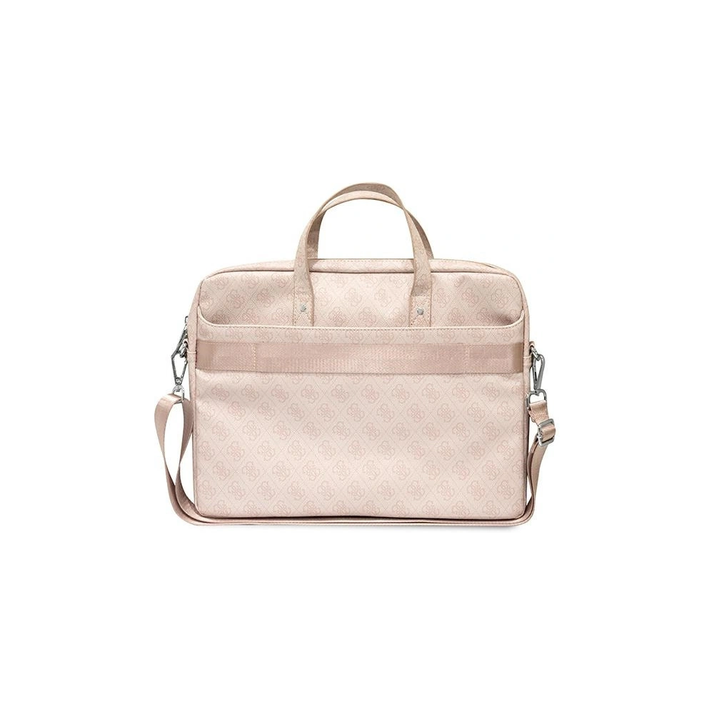 Hurtownia GSM - Tasche Guess GUCB15P4TP 16 Zoll rosa/pink Saffiano 4G Hot Stamp Triangle Logo - GUE2086 - {ean13} - Hurt