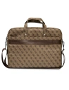 Hurtownia GSM - Tasche Guess GUCB15P4TW 16 Zoll braun/brown Saffiano 4G Hot Stamp Triangle Logo - GUE2087 - {ean13} - Hurt