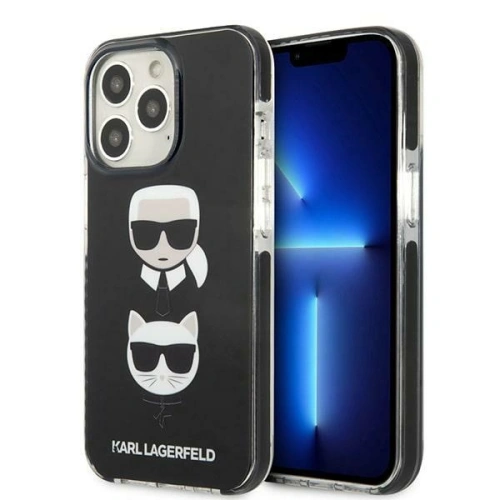 Etui Karl Lagerfeld KLHCP13XTPE2TK Apple iPhone 13 Pro Max hardcase czarny/black Karl&Choupette Head