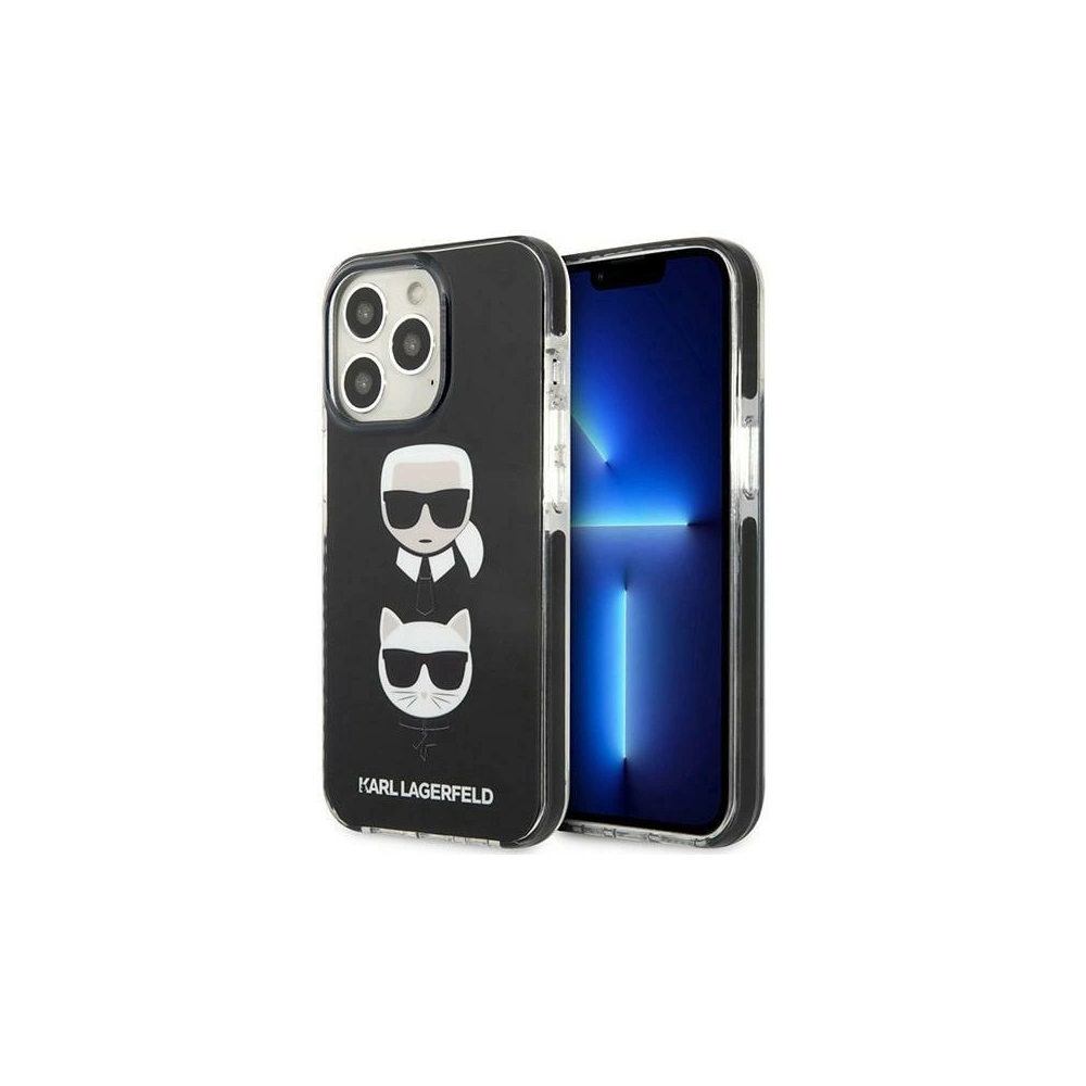 Hurtownia GSM - Etui Karl Lagerfeld KLHCP13XTPE2TK Apple iPhone 13 Pro Max hardcase fekete/black Karl&Choupette fej - KLD1109 - {ean13} - Hurt