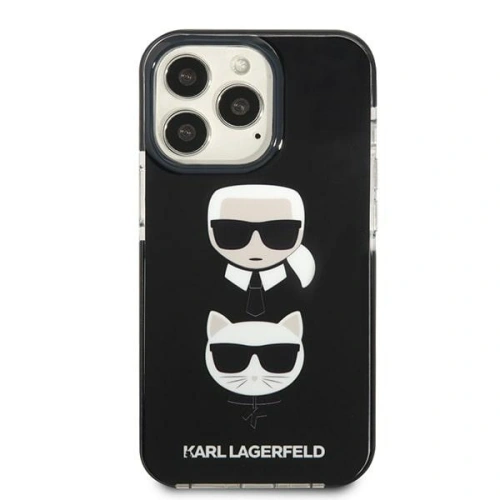 Etui Karl Lagerfeld KLHCP13XTPE2TK Apple iPhone 13 Pro Max hardcase czarny/black Karl&Choupette Head