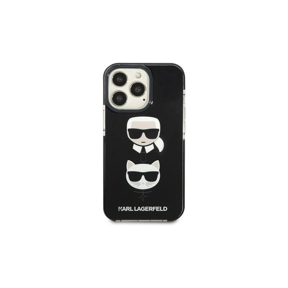 Hurtownia GSM - Etui Karl Lagerfeld KLHCP13XTPE2TK Apple iPhone 13 Pro Max hardcase fekete/black Karl&Choupette fej - KLD1109 - {ean13} - Hurt