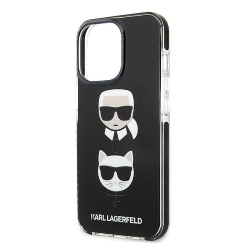 Etui Karl Lagerfeld KLHCP13XTPE2TK Apple iPhone 13 Pro Max hardcase czarny/black Karl&Choupette Head