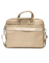 Hurtownia GSM - Taška Guess GUCB15PSATLE 16 palců béžová/beige Saffiano Hot Stamp Triangle Logo - GUE2088 - {ean13} - Hurt