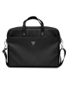 Torba Guess GUCB15PSATLK 16 palců černá/black Saffiano Hot Stamp Triangle Logo