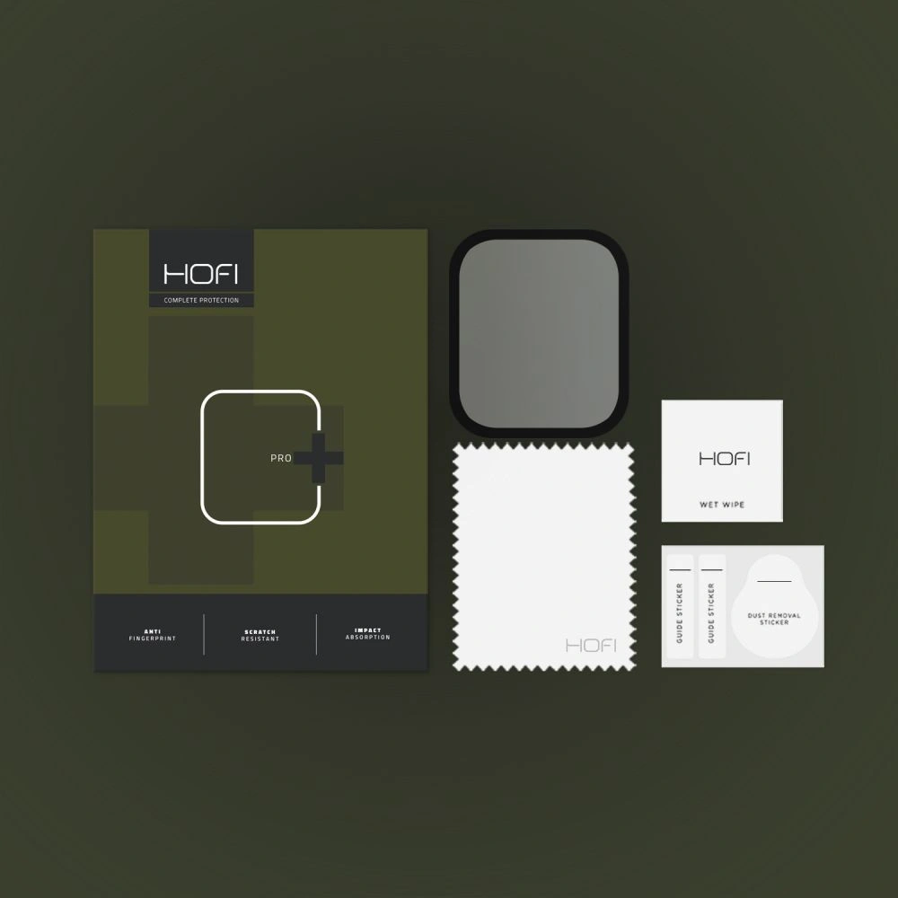 Hurtownia GSM - Hybirdní sklo Hofi Hybrid Pro+ Amazfit GTS 4 Black - HOFI287 - {ean13} - Hurt