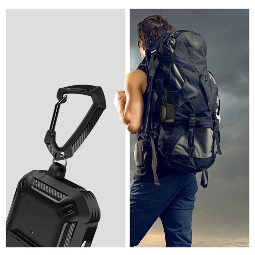 Etui Tech-Protect X-carbo Apple AirPods Pro 2/1 Black