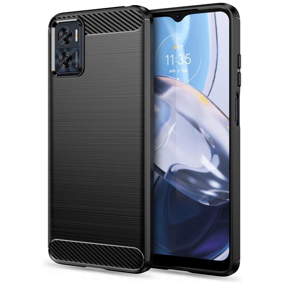 Hurtownia GSM - Etui Tech-Protect TPUCarbon Motorola Moto E22/E22i černé - THP1423 - {ean13} - Hurt